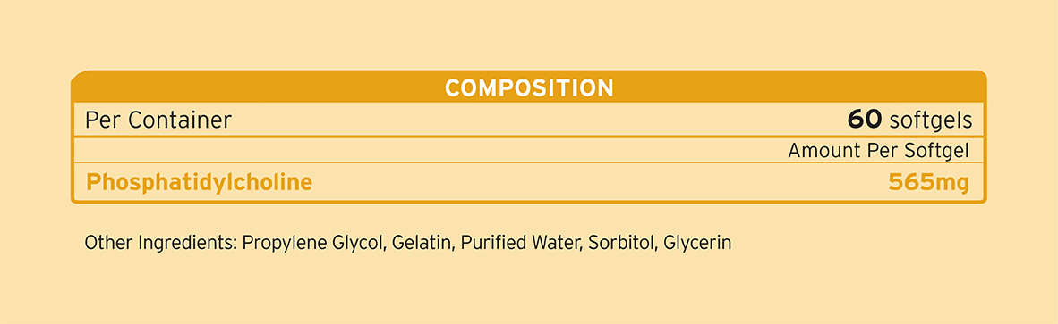 PhosChol 565 supplement facts